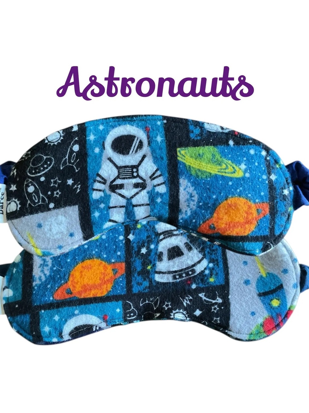 Astronaut Outer Space Theme Sleep Mask for Kids, New Handmade